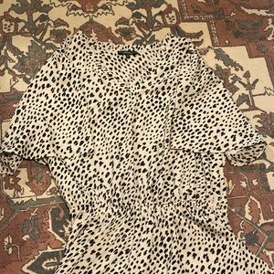 Dalmatian print blouse